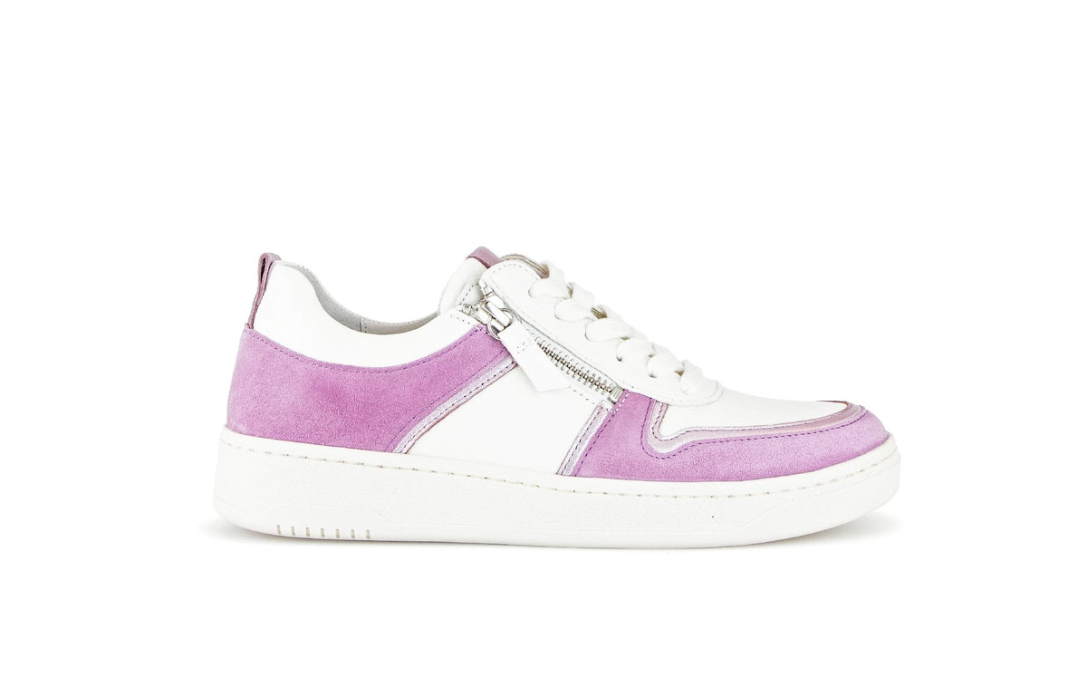 Beryl White/Lilac Lace Ups