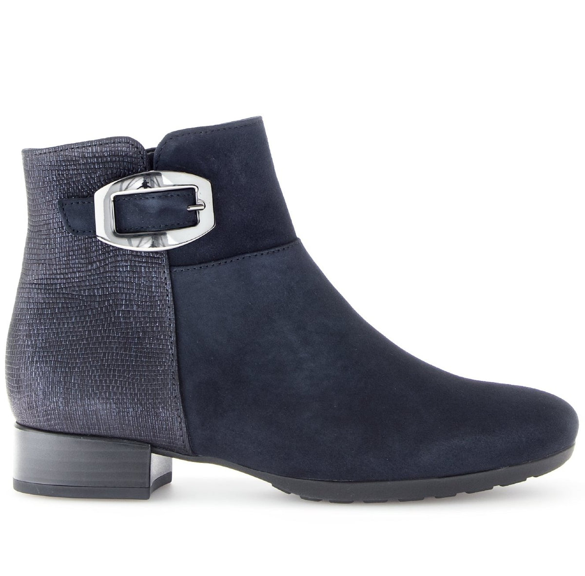 Bambury Dark Blue Ankle Boots