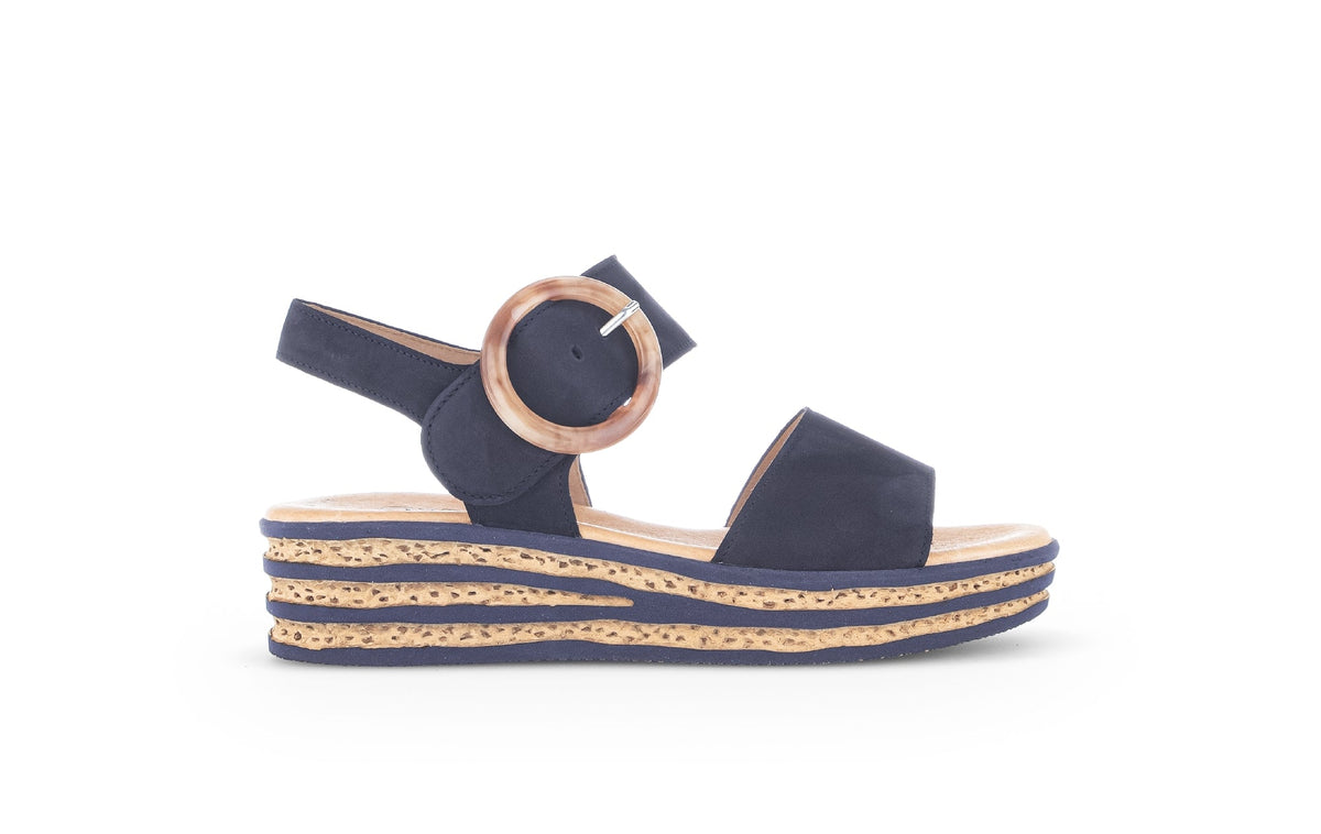 André Blue Sandals