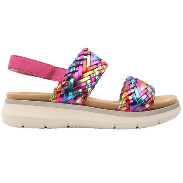 Sangria Multi Metallic Sandals