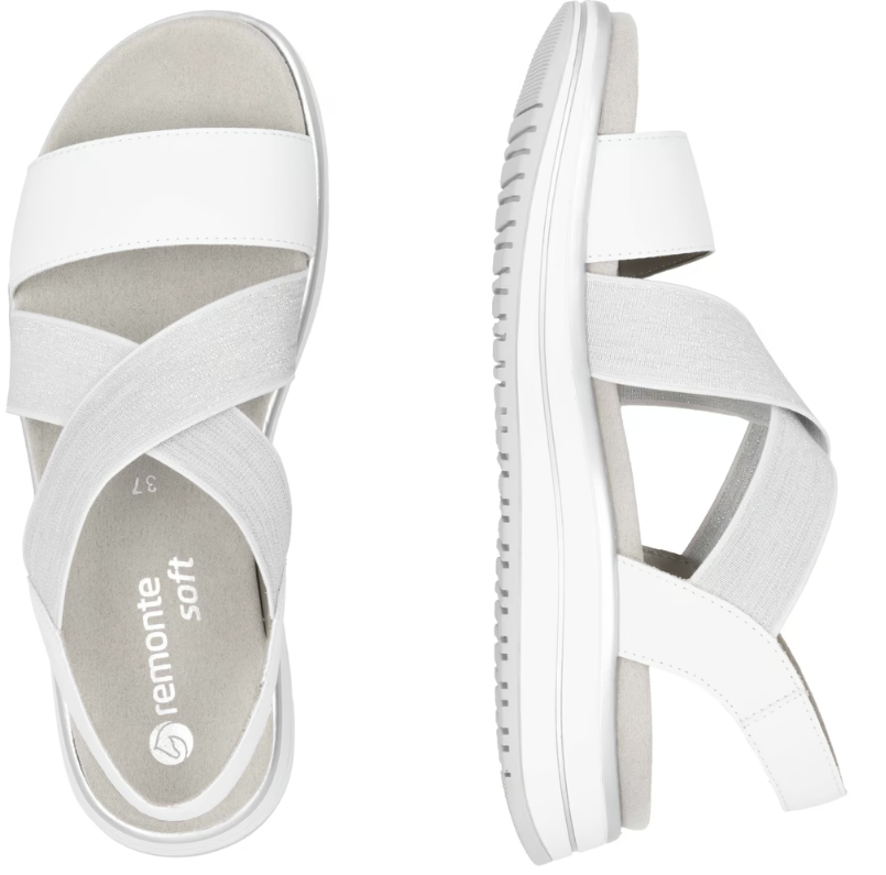 Musidora White Sandals