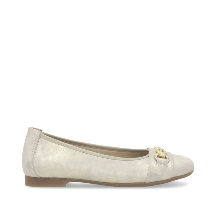 Margarita Gold Ballet Pumps